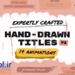 دانلود پروژه آماده داوینچی ریزالو عناوین دست نویس قلم Hand Drawn Brush Titles