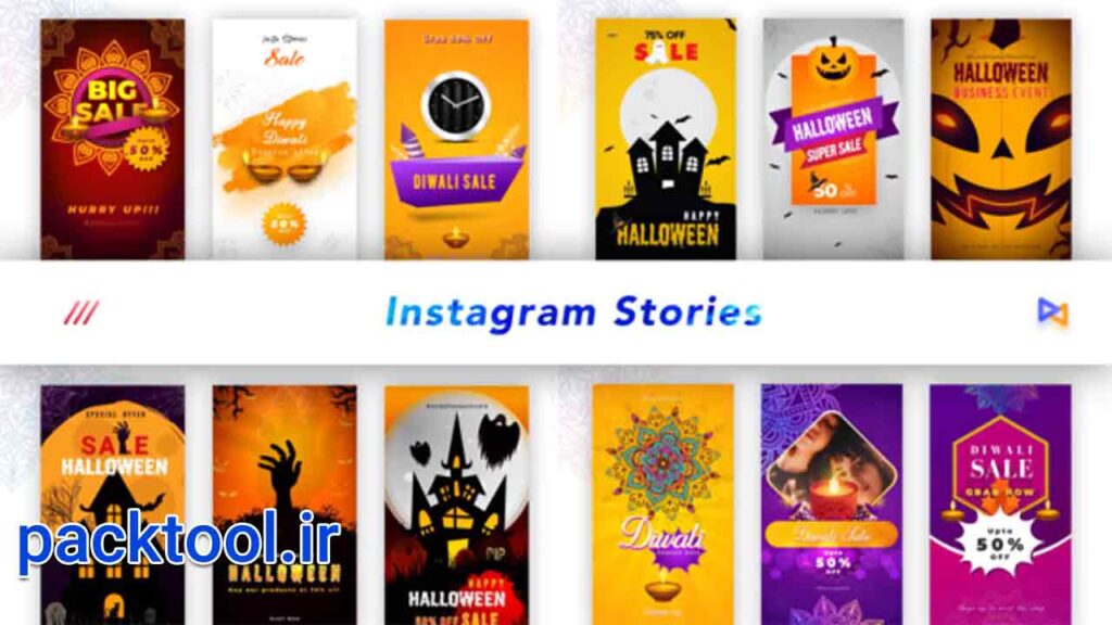 دانلود پروژه افتر افکت استوری اینستاگرام هالووین Halloween Instagram Stories