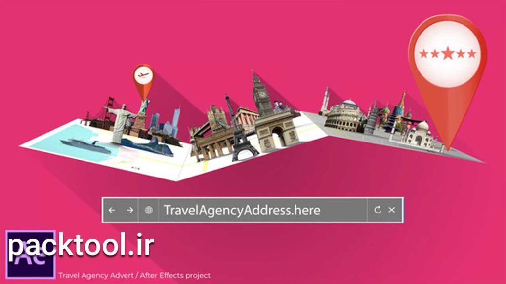 دانلود پروژه افتر افکت تیزر تبلیغاتی آژانس مسافرتی Travel Agency Advert