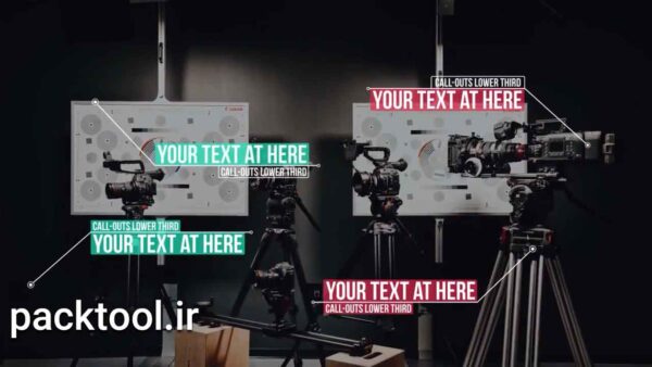 دانلود پروژه داوینچی ریزالو Callout Titles تایتل