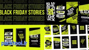 پروژه آماده افتر افکت استوری اینستاگرام بلک فرایدی Stories Black Friday