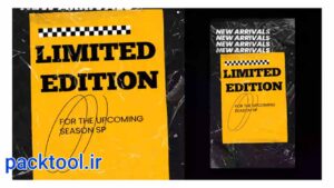 پروژه آماده افتر افکت استوری اینستاگرام فروش ویژه Limited Edition Sale Stories