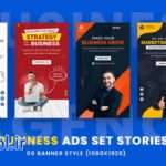 پروژه آماده افتر افکت استوری تبلیغاتی آژانس املاک Business Agency Ads Story
