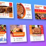 پروژه آماده افتر افکت استوری تیزر تبلیغاتی غذا اینستاگرام Food Instagram Ad