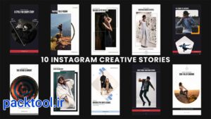پروژه آماده افتر افکت استوری خلاقانه اینستاگرام Instagram Creative Stories