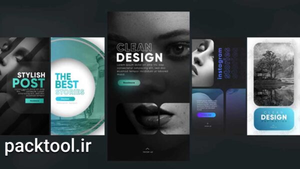 پروژه آماده افتر افکت استوری های شیک اینستاگرام Instagram Stylish Stories