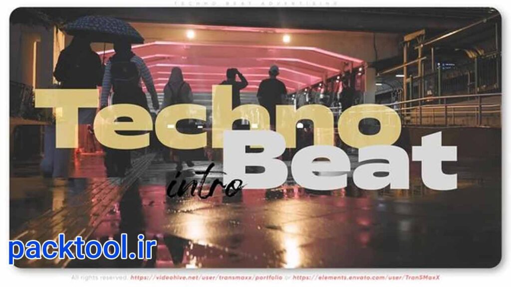پروژه آماده افتر افکت تیزر تبلیغاتی تکنولوژی Techno Beat Advertising