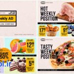 پروژه آماده افتر افکت تیزر تبلیغاتی غذای آنلاین هفتگی Weekly Ad Food Online