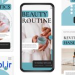 پروژه افتر افکت استوری اینستاگرام آرایشی و بهداشتی Cosmetics Beauty Stories