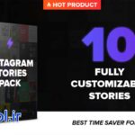 پروژه افتر افکت استوری اینستاگرام با افکت رعد و برق Lightning Stories
