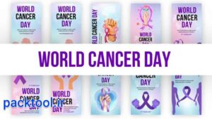 پروژه افتر افکت استوری اینستاگرام روز جهانی سرطان World Cancer Day Story