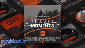 پروژه افتر افکت استوری اینستاگرام لحظات سفر Travel Moments Story