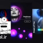 پروژه افتر افکت استوری اینستاگرام موزیک Instagram Unique Music Stories