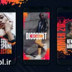 پروژه افتر افکت استوری های طرح آتشین اینستاگرام Burning Instagram Stories
