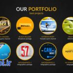 پروژه افتر افکت اینفوگرافیک آژانس تبلیغاتی Advertising Agency Infographics