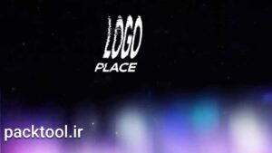 پروژه داوینچی ریزالو نمایش لوگو بوکه Glitch Logo Intro Bokeh Distortion