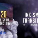پروژه داوینچی ریزالو پک 20 ترانزیشن دود و جوهر Ink-Smoke Transitions
