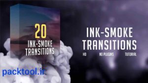 پروژه داوینچی ریزالو پک 20 ترانزیشن دود و جوهر Ink-Smoke Transitions