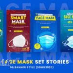 پروژه پریمیر پرو استوری تبلیغاتی فروش ماسک بهداشتی Face Mask Ads Stories