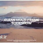 دانلود پروژه آماده پریمیر اسلایدشو رسانه چند فریمی Clean Multi-frame Slideshow