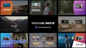 دانلود پروژه آماده پریمیر نکست های رنگارنگ یوتیوب Colorful Youtube Nexts