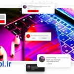 دانلود پروژه آماده پریمیر پرو نظرات یوتیوب YouTube Comments
