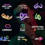 دانلود پروژه اماده پریمیر پرو عناوین متحرک یوتیوب Youtube Titles