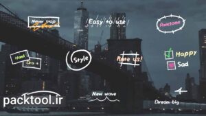 دانلود پروژه داوینچی ریزالو تایتل دست نویس Scribble Hand Drawn Titles