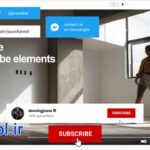 دانلود پروژه پریمیر المان های سابسکرایب یوتیوب Youtube Subscribe Elements