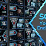 دانلود پروژه پریمیر صفحه های پایانی تخیلی یوتیوب SCIFI Youtube End Screens