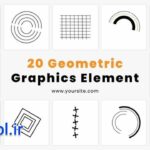 دانلود پروژه آماده پریمیر پک المان شیپ متحرک Motion Shapes Pack