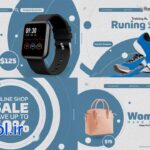 دانلود پروژه پریمیر تبلیغات محصول و تخفیف ها Universal Product Sale