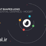 دانلود پروژه پریمیر پرو نمایش لوگو با اشکال فلت Flat Shapes Logo