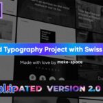 پروژه آماده پریمیر مجموعه تایپوگرافی Swiss Typography Pack