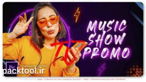 دانلود پروژه آماده پریمیر تبلیغ تلویزیونی برنامه موسیقی Music Show TV Promo