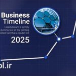 دانلود پروژه آماده پریمیر پرو اسلایدشو تایم لاین شرکت Business Timeline