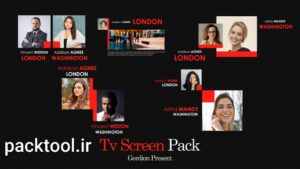 دانلود پروژه آماده پریمیر پرو بسته صفحه تلویزیونی Tv Screen Pack