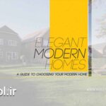 دانلود پروژه آماده پریمیر پرو بسته پخش تلویزیون مدرن Modern Homes Tv Spot