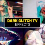 دانلود پروژه آماده پریمیر پرو ترانزیشن تلویزیون با افکت گلیچ Dark Glitch TV