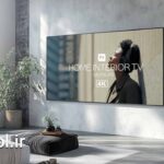 دانلود پروژه پریمیر موکاپ تلویزیون در سالن منزل Home Interior TV Mockups