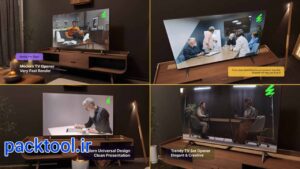 دانلود پروژه پریمیر موکاپ صفحه تلویزیون مدرن Modern TV Screen Opener
