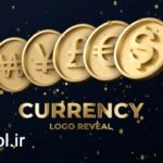 پروژه آماده پریمیر لوگو موشن سکه ارز دیجیتال Currency Coins Logo Reveal