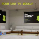 دانلود پروژه آماده افتر افکت موکاپ ویدئویی تلویزیون Waiting TV Mockup