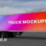 دانلود پروژه آماده پریمیر پرو موکاپ تبلیغات روی ماشین Cargo Truck Mockups