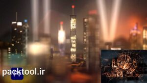دانلود پروژه پریمیر پرو نمایش لوگو برفراز شهر Skyscrapers City Lights Logo