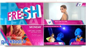 دانلود پروژه آماده افتر افکت بردکست برند تلویزیونی Brand Tv Fresh & CLean
