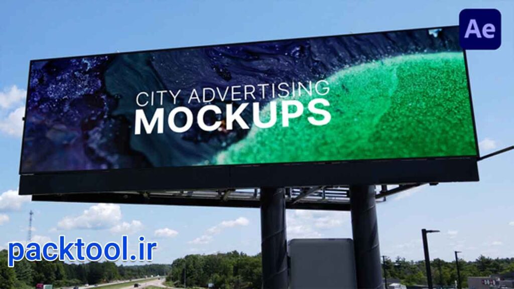 دانلود پروژه آماده افتر افکت موکاپ بیلبورد تبلیغات شهری City Billboard Mockups