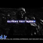 دانلود پروژه آماده پریمیر ابزار متن با افکت پارازیت Glitchy Text Maker Mogrt