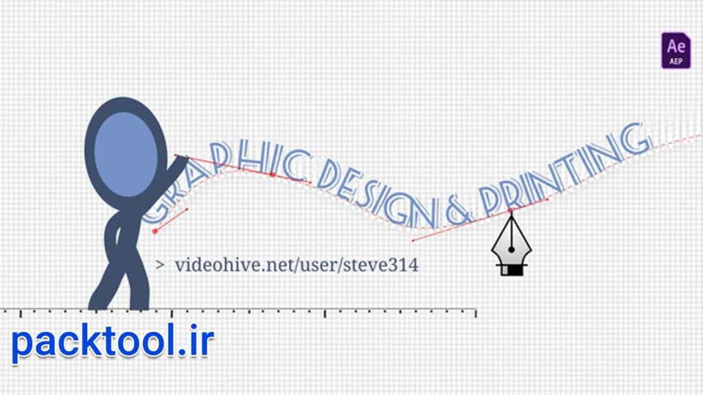 دانلود پروژه افتر افکت موشن گرافیک طراحی وب سایت Graphic & Web Design