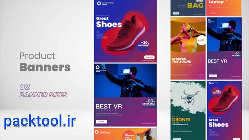 پروژه افتر افکت تیزر تبلیغات محصولات در اینستاگرام Product Promo Social Ad